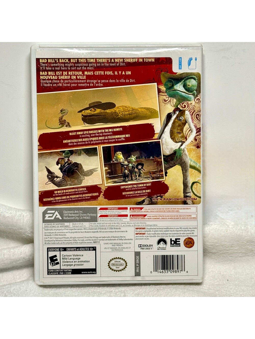 Rango Nintendo Wii - Picture 2 of 8